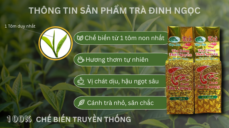 Thông tin về Trà Đinh Ngọc Tân Cương Thái Nguyên