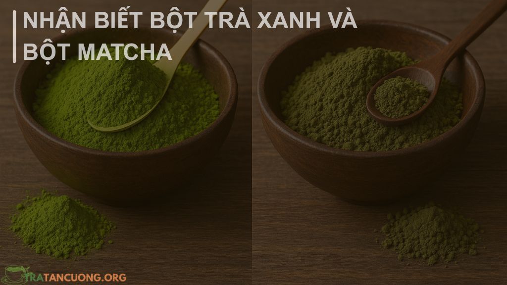 Nhận biết sự khác biệt giữa trà xanh và trà matcha nhật bản